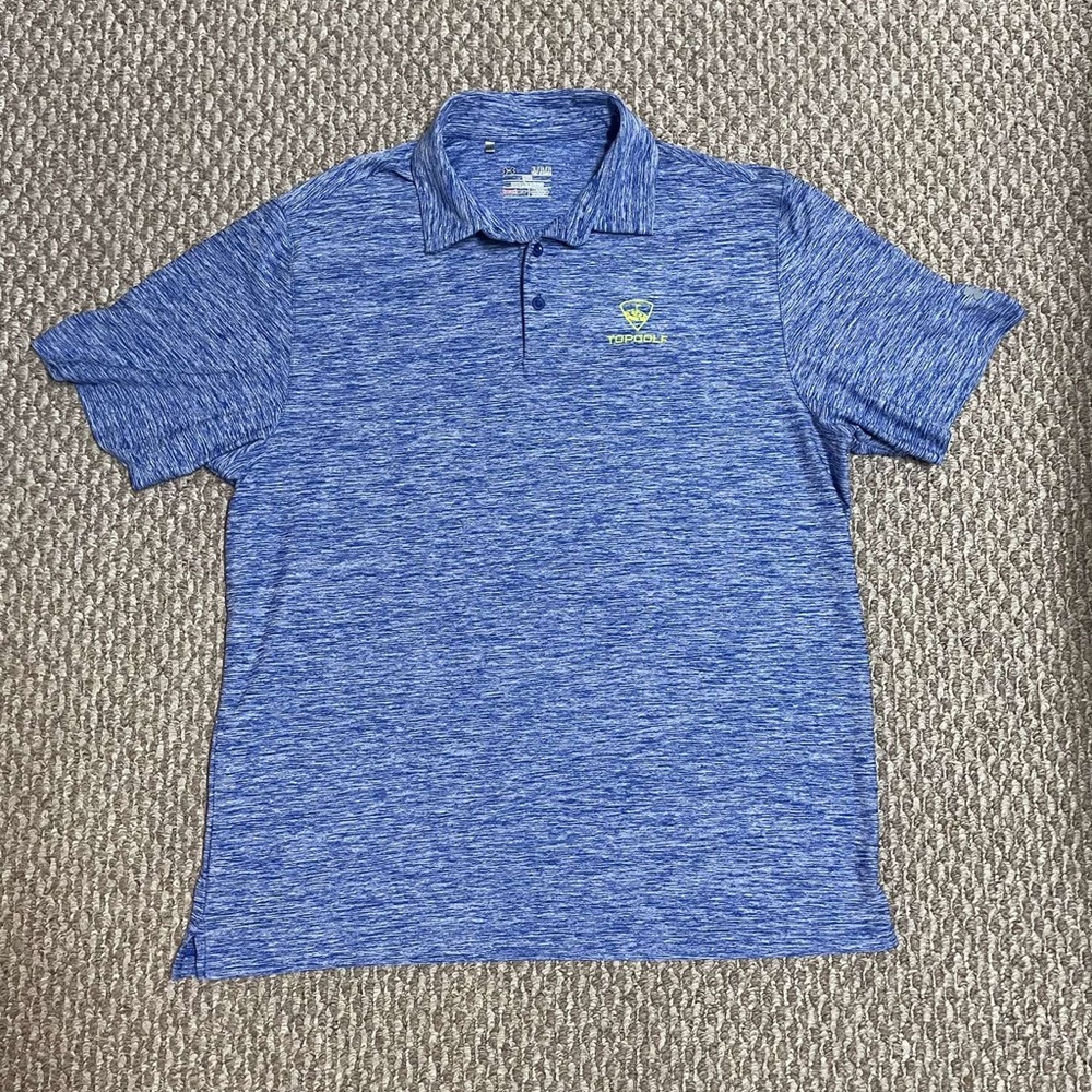 Top Golf Under Armour Blue Polo